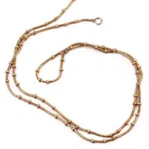 KB4-3 - Halkette "Maya" aus Bronze, 50cm