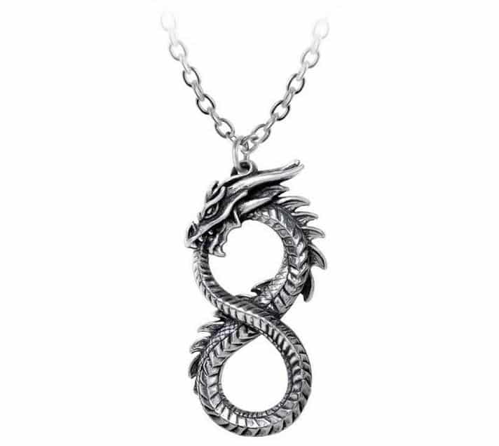 Halskette - Infinity Dragon