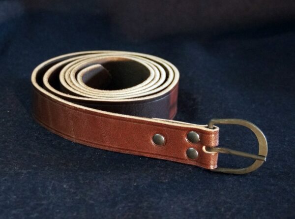 Langgürtel mit geschmiedeter Schnalle 3cm