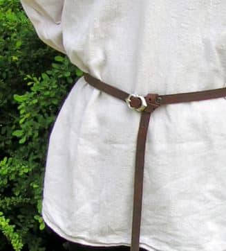 Spätmittelalterlicher Langgürtel 1,5cm Mod 1, braun