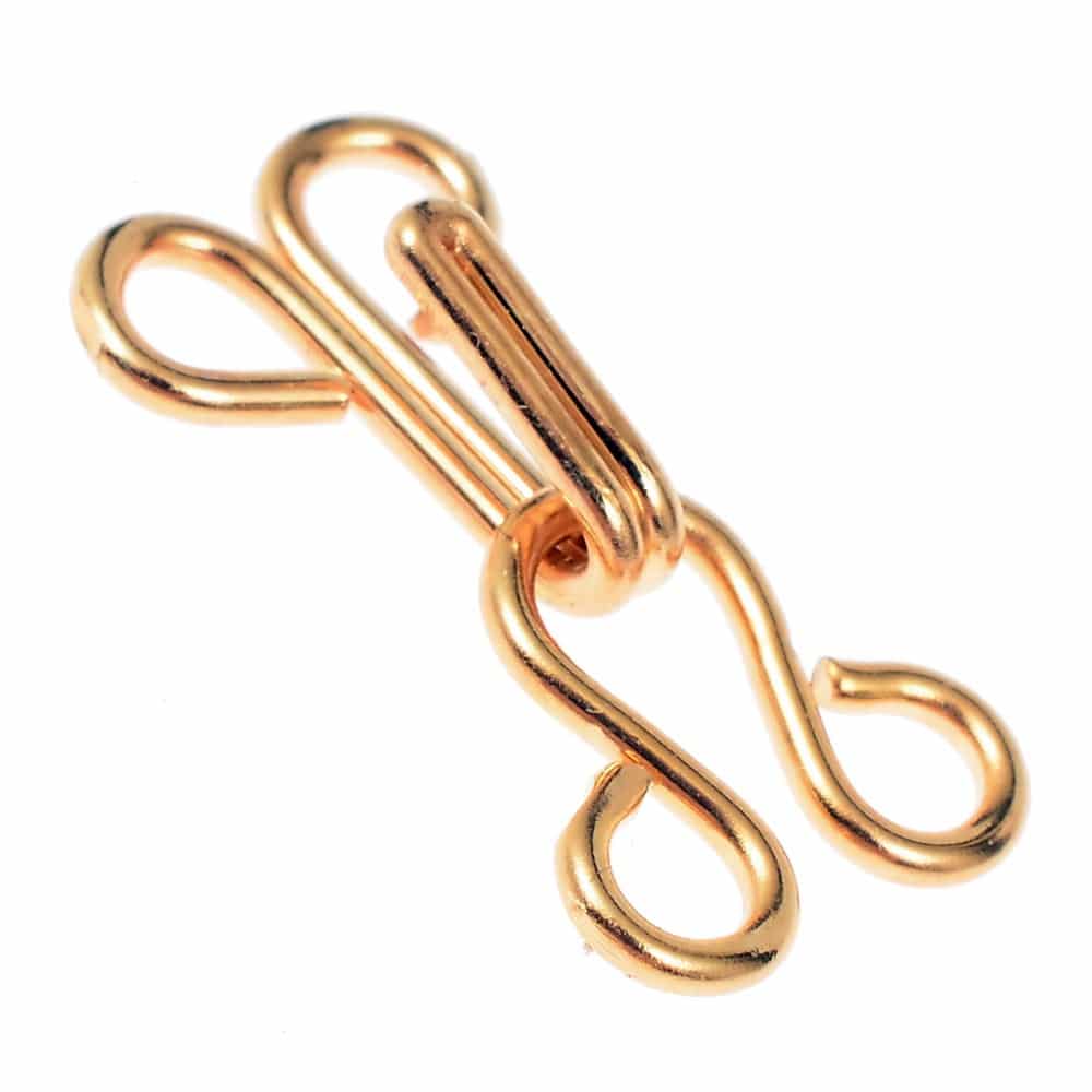 Mittelalterlicher Haken- und Ösen- Verschluss - 10 Stück