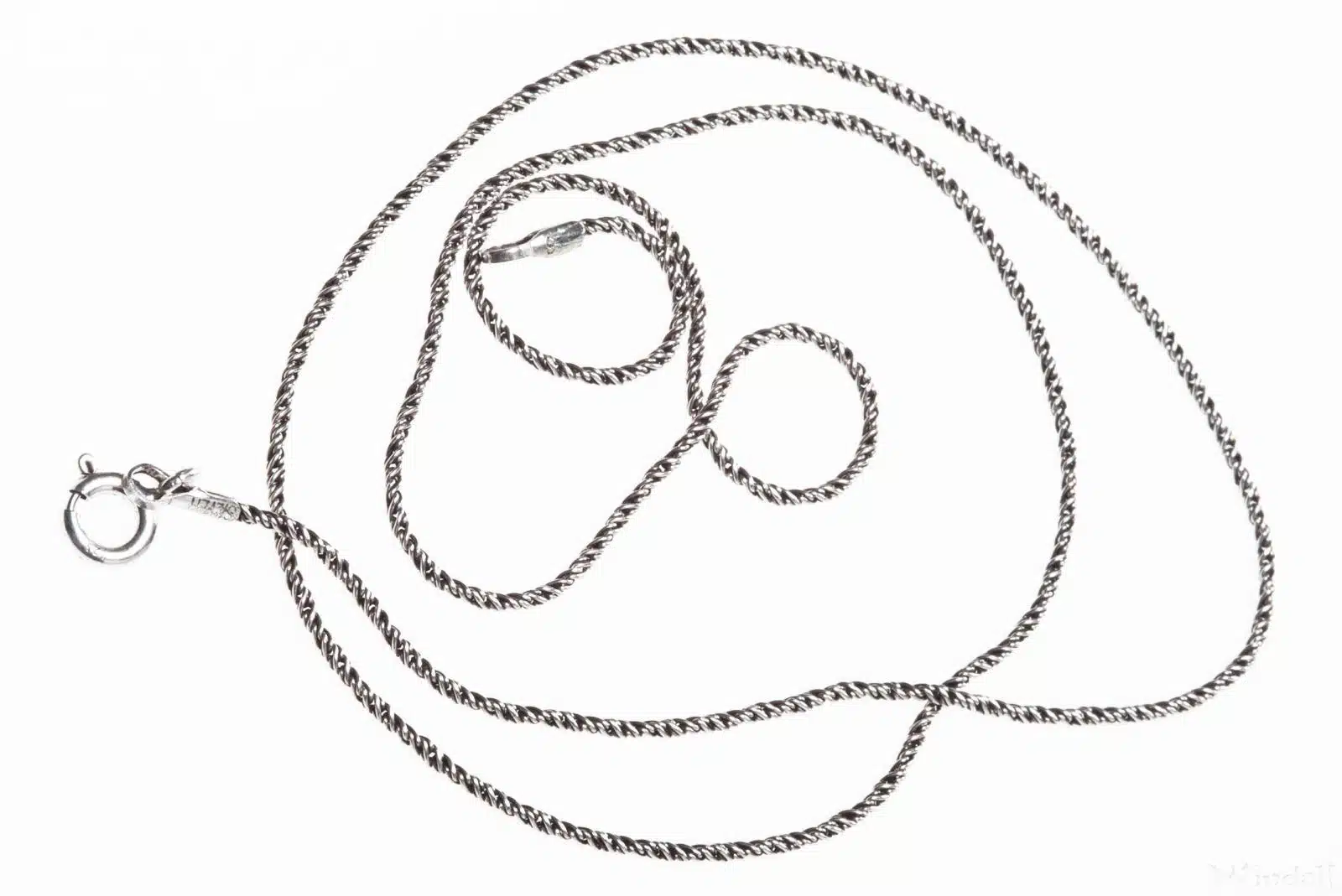 K14-2 - Halskette "Norvina" aus 925er Silber, 46cm