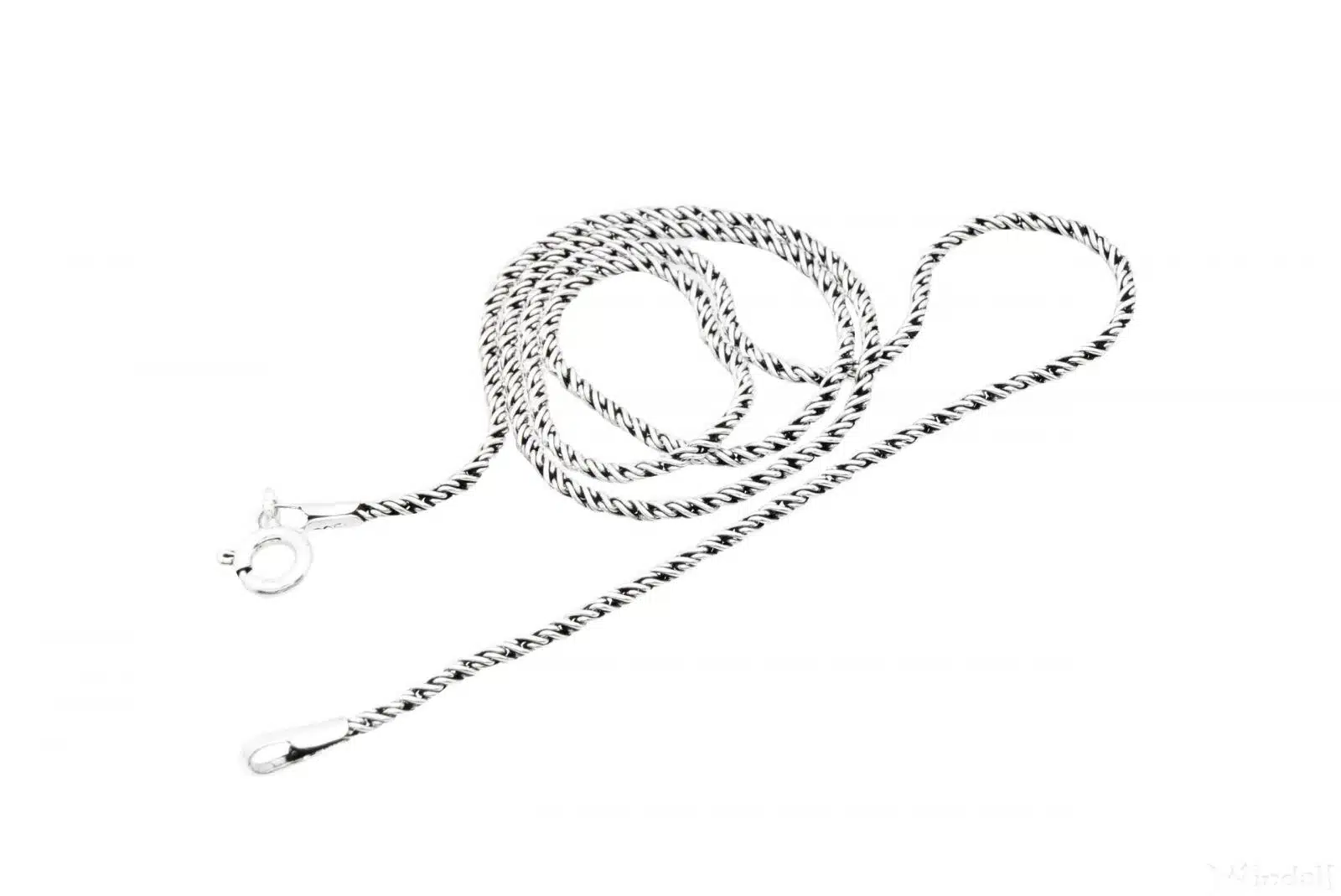 K3B - Halskette "Nemia" aus 925er Silber, 50cm